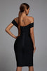 Afare off-shoulder cocktailjurk