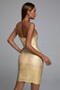 Lika metallic mini-cocktailjurk