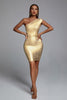 Lika metallic mini-cocktailjurk