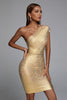 Lika metallic mini-cocktailjurk