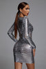 Jojo Mini-bodyconjurk met uitsnijding - Zilver