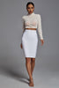 Kiana Pearl-set met lange mouwen - Wit