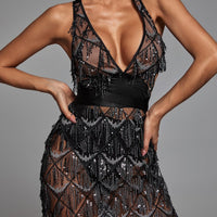 Louisa Mini Dress - Black
