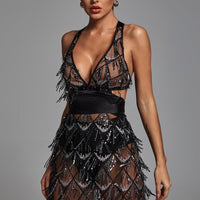 Louisa Mini Dress - Black
