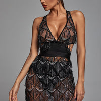Louisa Mini Dress - Black