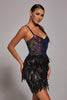 Abito in piume con paillettes Modivs