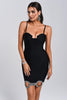 Saloma Diamonate Mini Bandage Dress