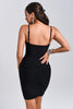 Saloma Diamonate Mini Bandage Dress