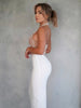 Abito fasciante Cornelia Pearl Halter - Beige