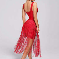 Cersih Tassel Midi Bandage Dress