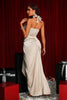 Abito maxi corsetto Timesha Halter Diamondate