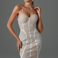 Rakava Lace Mini Bandage Dress