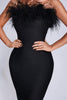 Xuliy veren maxi bandagejurk