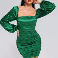 Wedasa Satin Mini Dress