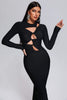 Zambezi Cutout Midi Bandage Dress