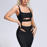 Selly Cutout Mini Bandage Dress