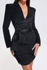 Rueny Satin Blazer Dress