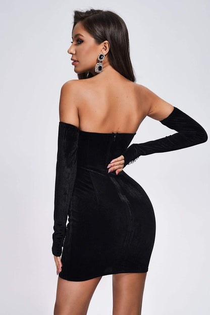 Claire Pearl Mini Dress