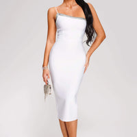 Diliy Diamonate Midi Bandage Dress