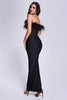Xuliy veren maxi bandagejurk