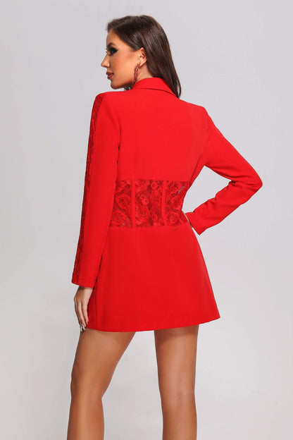 Tikia Lace Blazer Dress