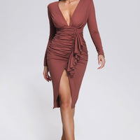 Rumia Ruched Midi Dress