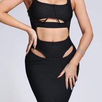 Selly Cutout Mini Bandage Dress