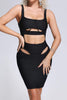 Mini abito a fascia con ritaglio Selly