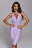Griselda Halter Cocktailjurk - Paars