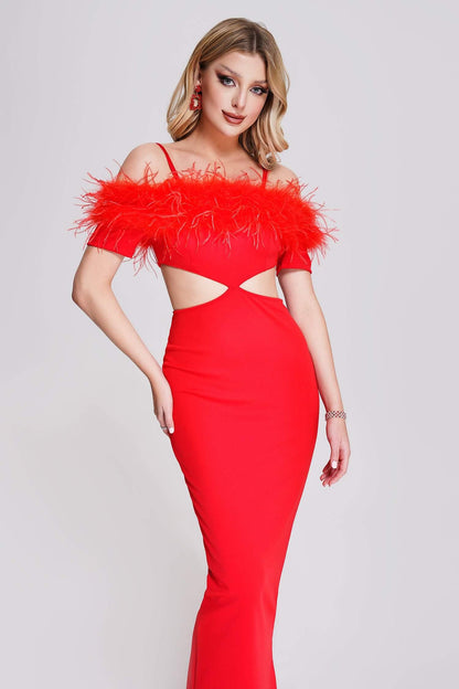 Nivia Feather Midi bandagejurk