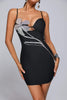 Barabal Diamonate Mini Bandage Dress