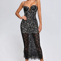 Hedit Lace Midi Dress