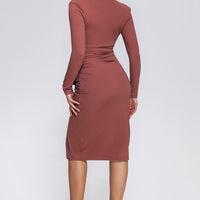Rumia Ruched Midi Dress
