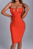 Nalani Cutout Midi Bandage Dress