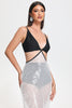 Jensen Cutout Sequin Midi Bandage Dress