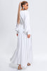 Lacava Satin Slit Maxi Dress