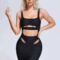 Selly Cutout Mini Bandage Dress